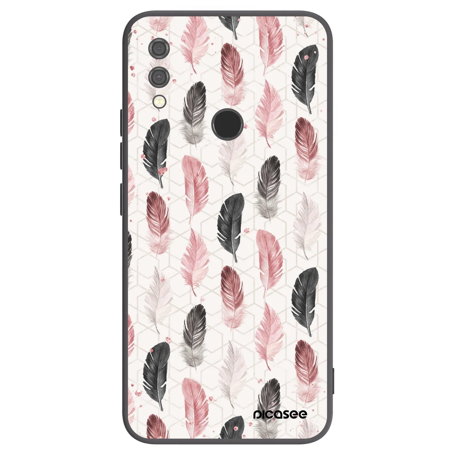 Picasee fekete szilikon tok az alábbi mobiltelefonokra Xiaomi Redmi Note 7 - Feather 2