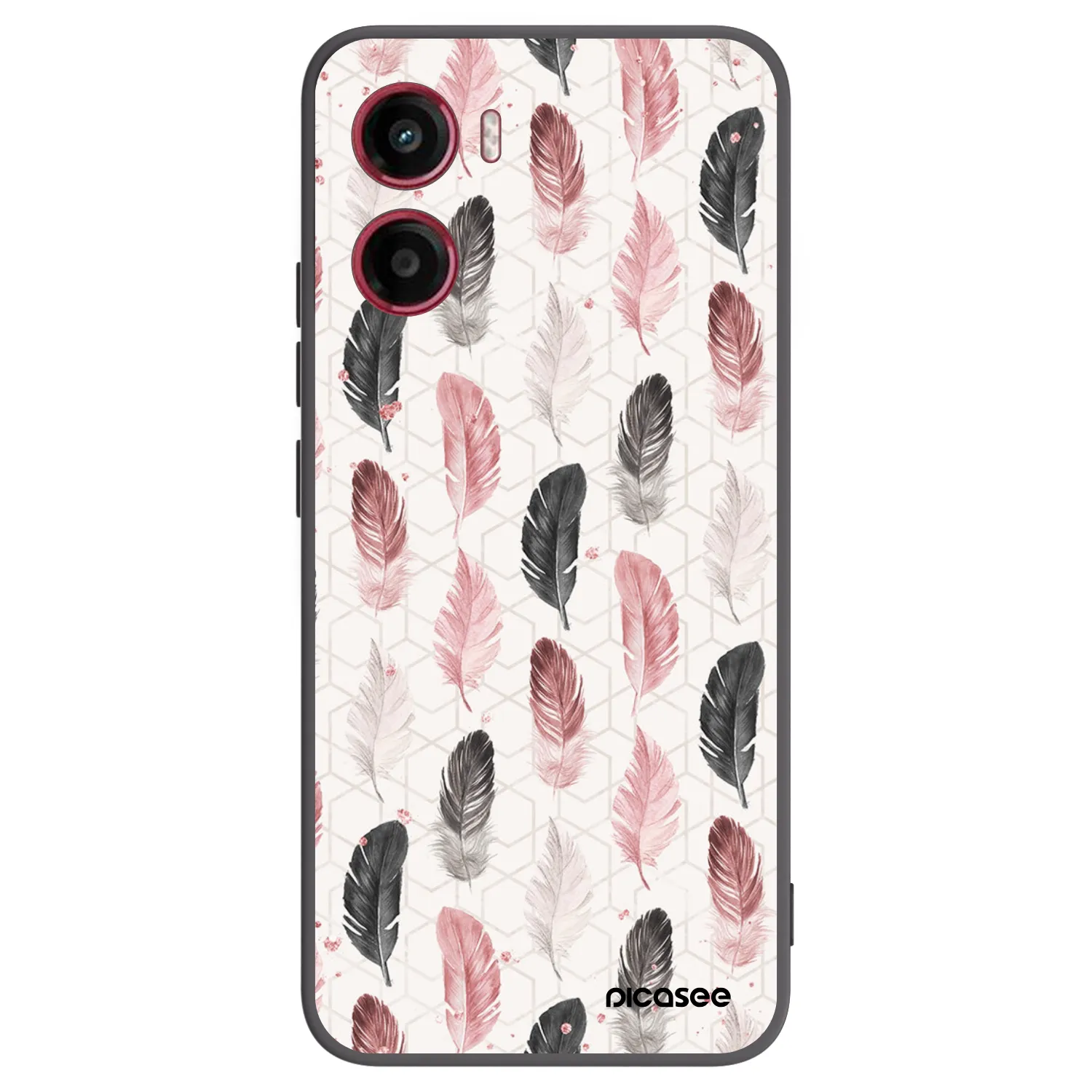 Picasee fekete szilikon tok az alábbi mobiltelefonokra Motorola Moto G05 - Feather 2
