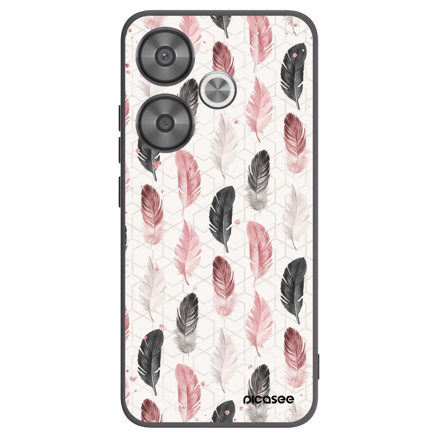 Picasee fekete szilikon tok az alábbi mobiltelefonokra Xiaomi Poco F6 - Feather 2