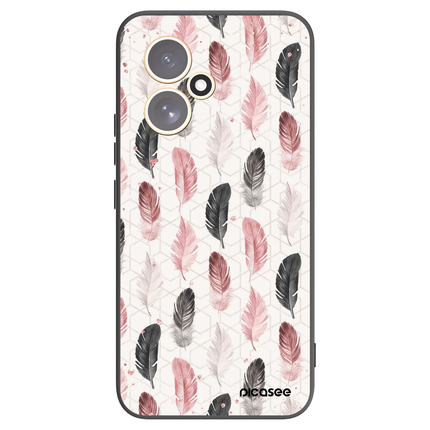 Picasee fekete szilikon tok az alábbi mobiltelefonokra Honor 400 5G - Feather 2