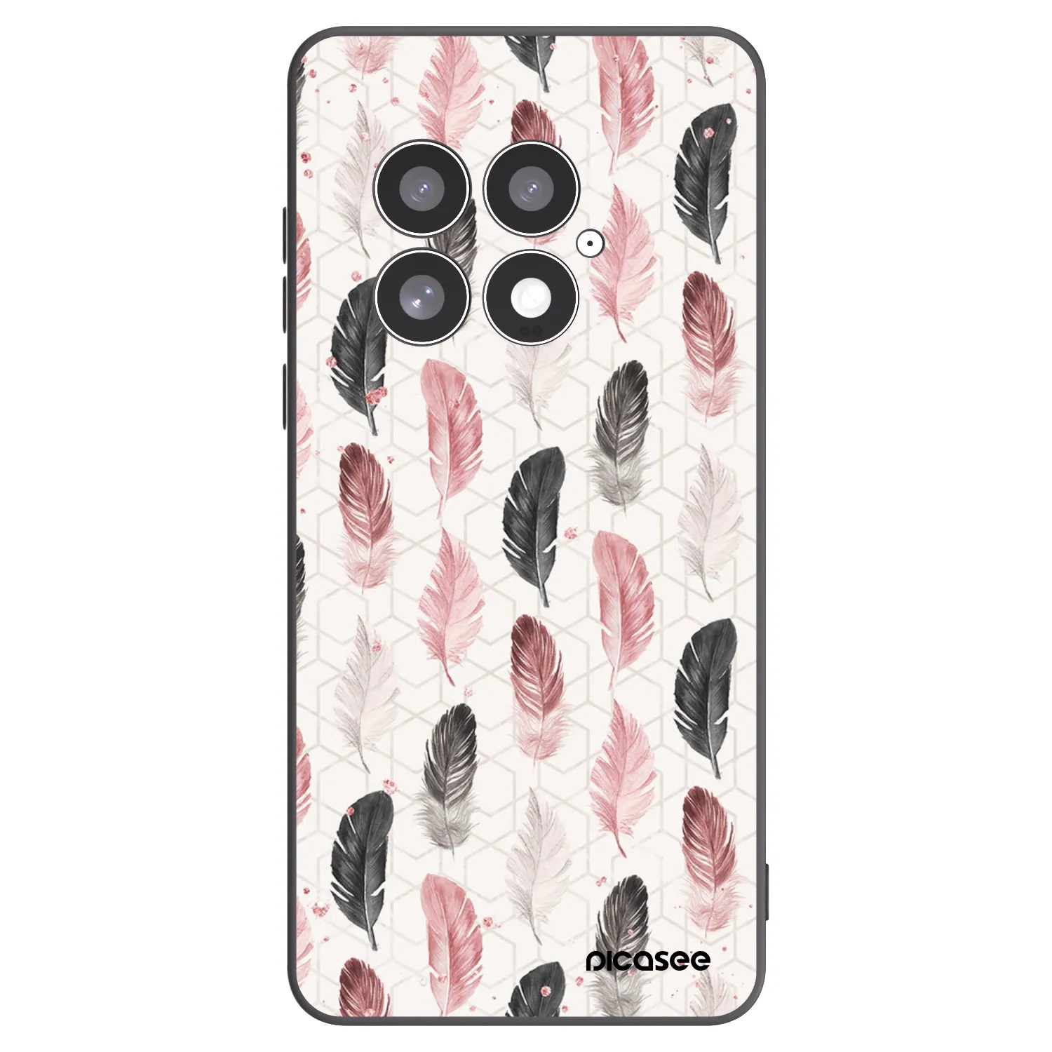 Picasee fekete szilikon tok az alábbi mobiltelefonokra OnePlus 13 5G - Feather 2