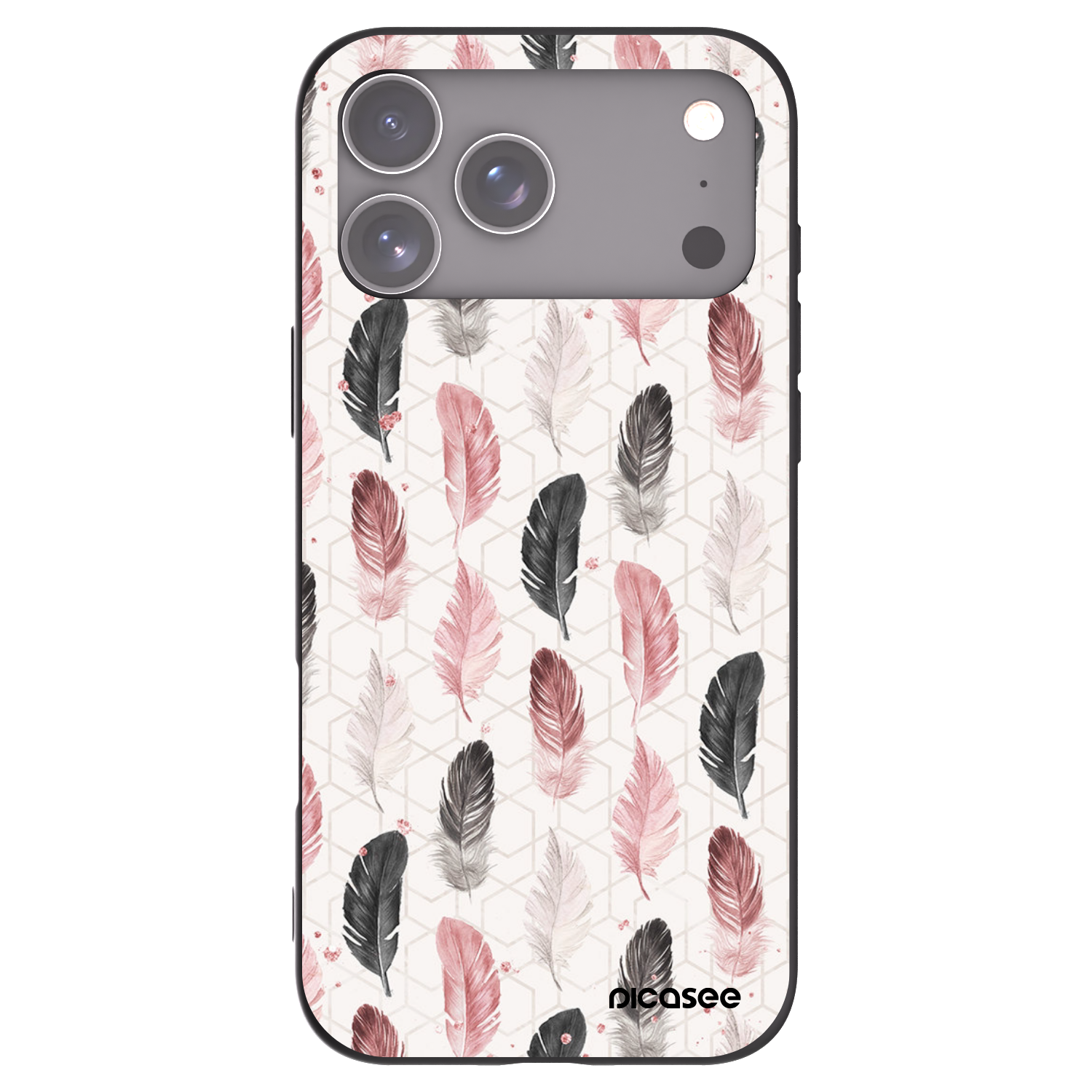 Picasee fekete szilikon tok az alábbi mobiltelefonokra Apple iPhone 17 Pro Max - Feather 2