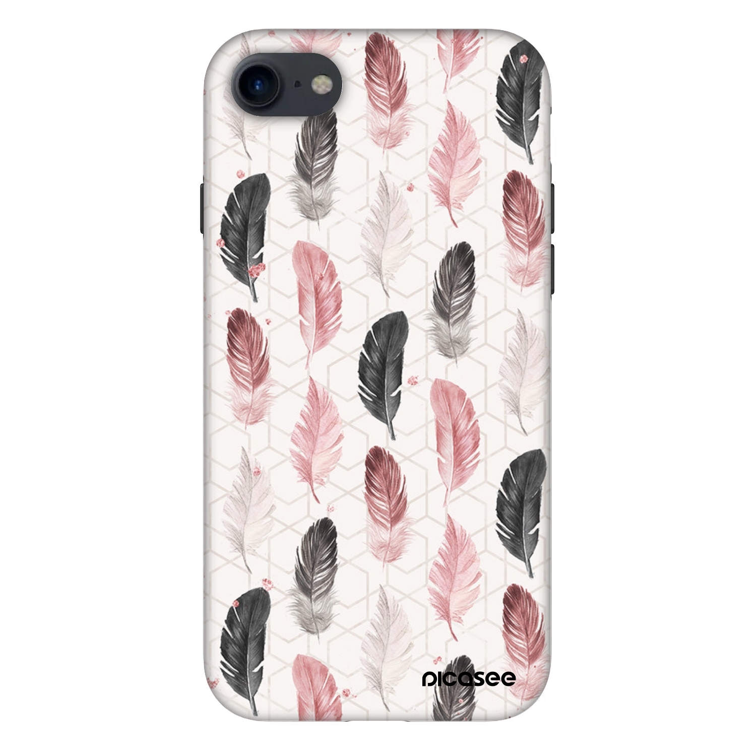 Picasee Fashion Case Apple iPhone SE 2022 - Feather 2