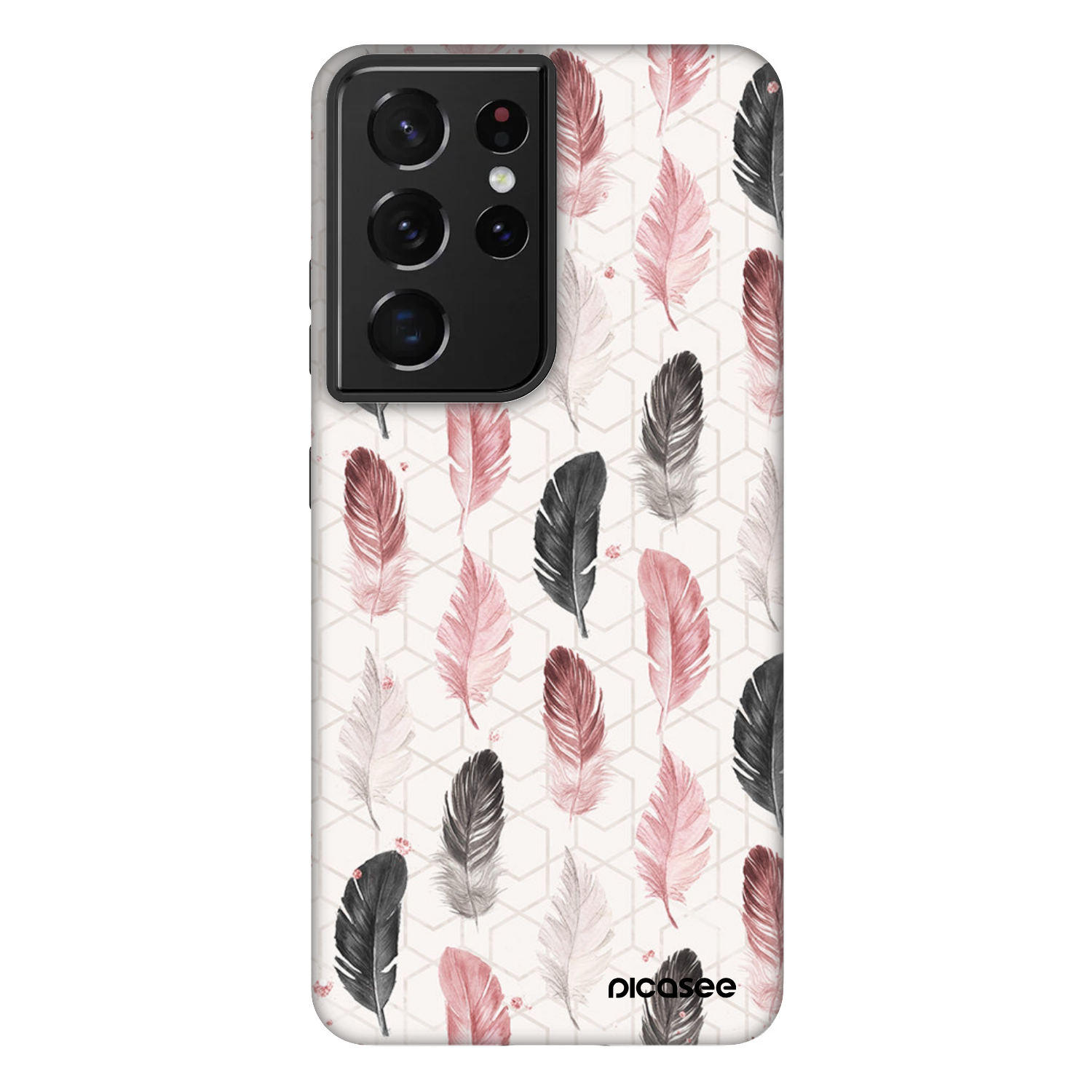 Picasee Fashion Case Samsung Galaxy S21 Ultra 5G G998B - Feather 2