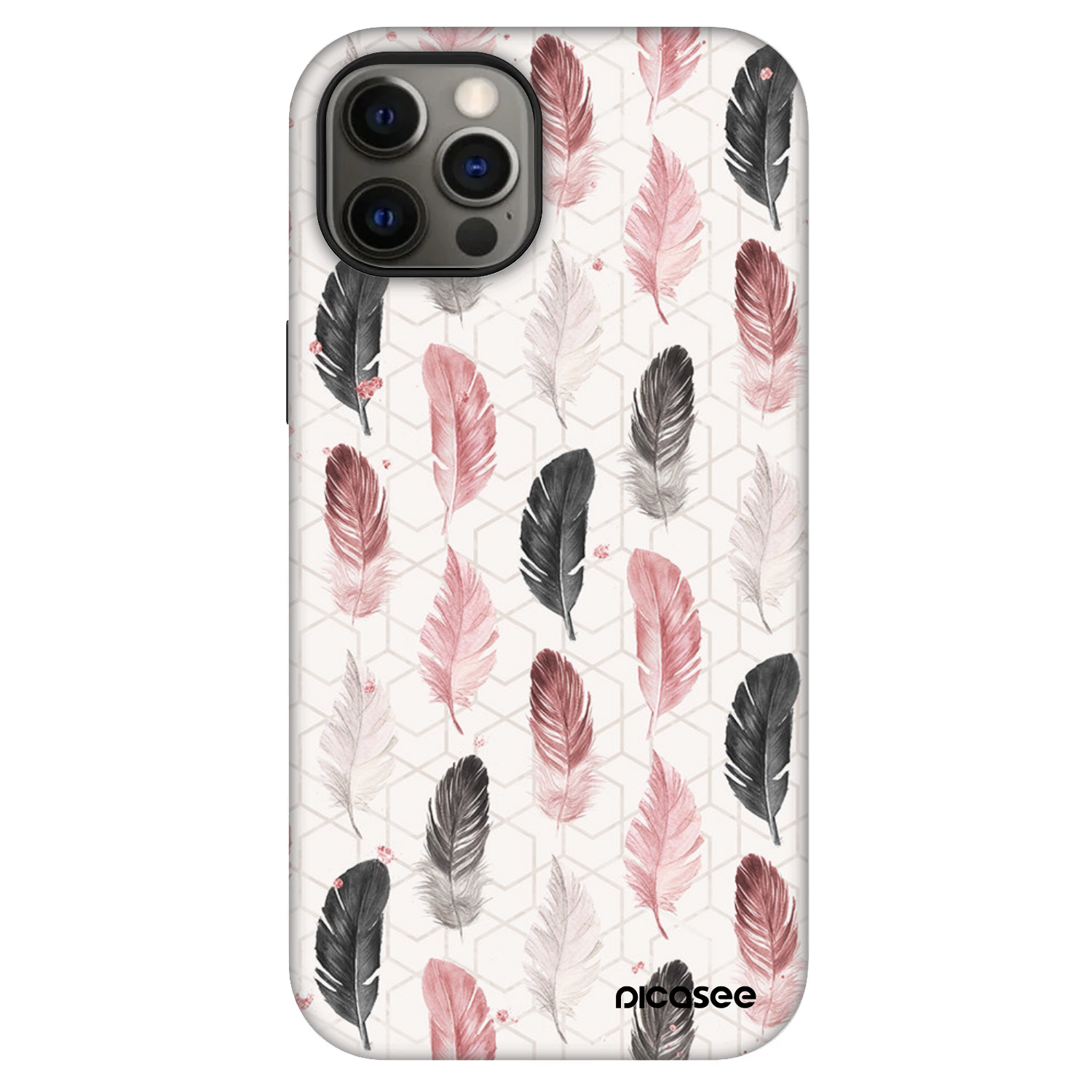 Picasee Fashion Case MagSafe Apple iPhone 12 Pro - Feather 2