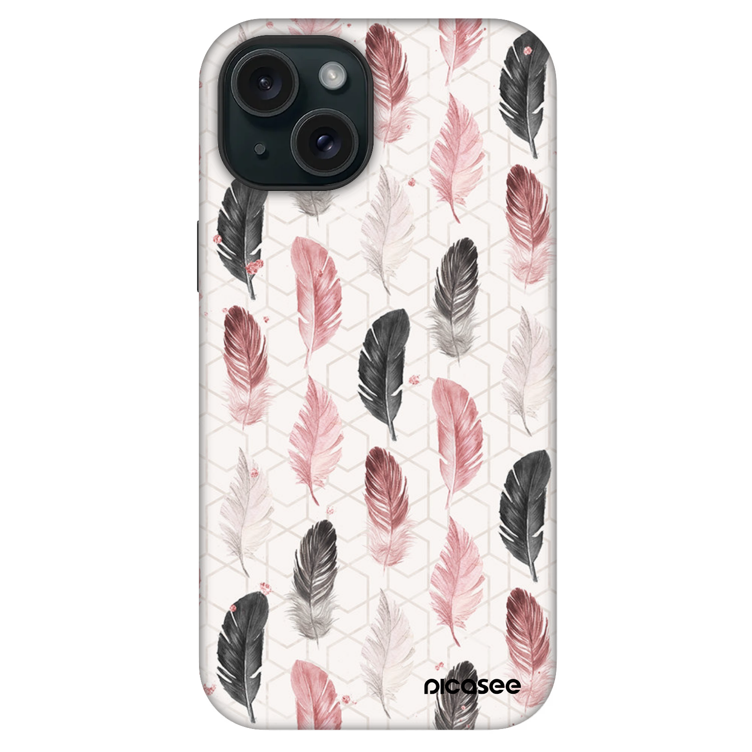 Picasee Fashion Case MagSafe Apple iPhone 15 - Feather 2