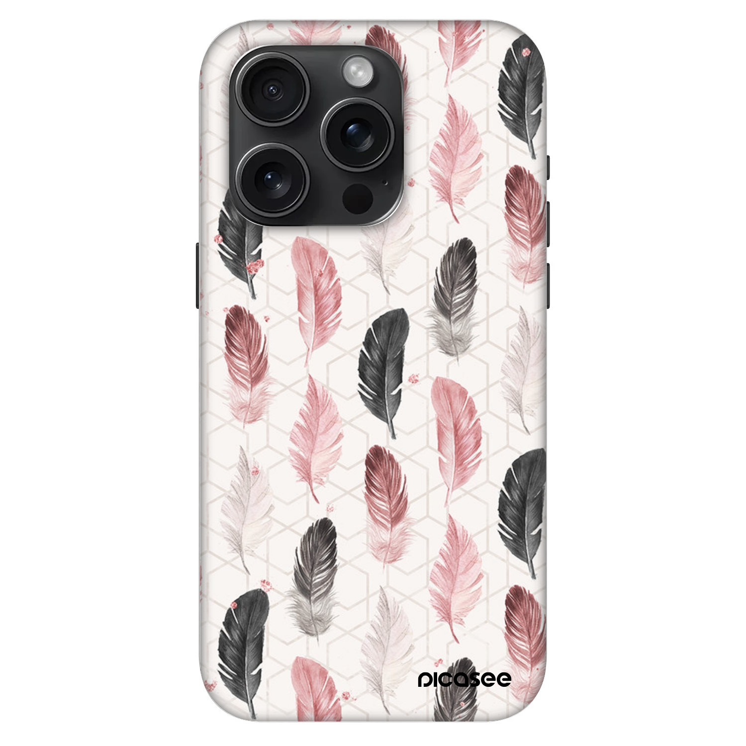 Picasee Fashion Case MagSafe Apple iPhone 15 Pro - Feather 2