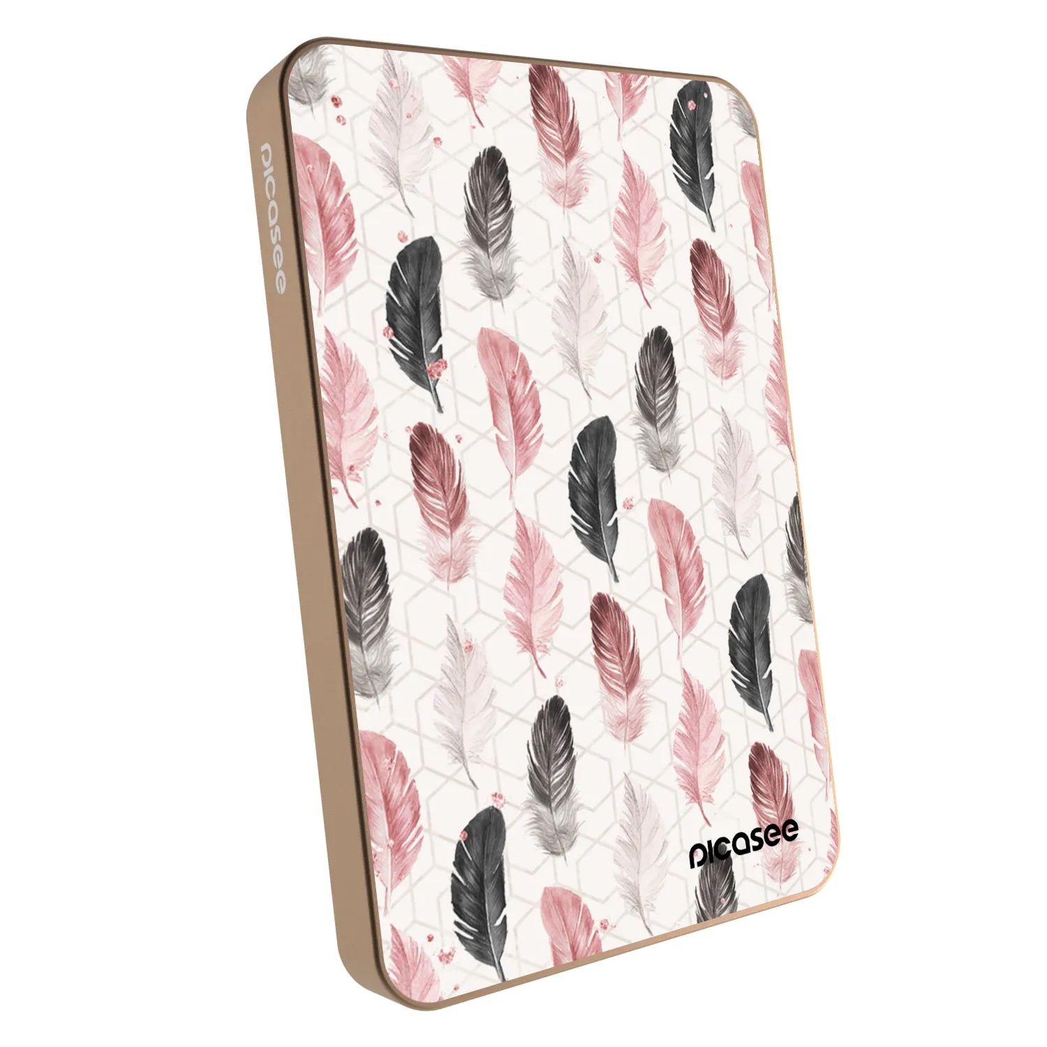 Picasee Powerbank MagSafe 5 000 mAh Aranysárga - Feather 2