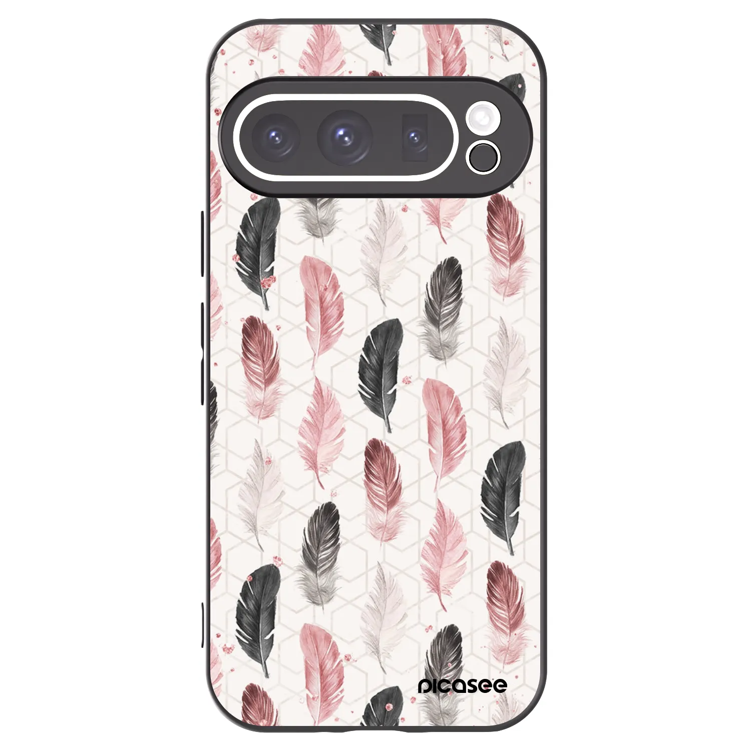Picasee fekete szilikon tok az alábbi mobiltelefonokra Google Pixel 9 Pro XL - Feather 2