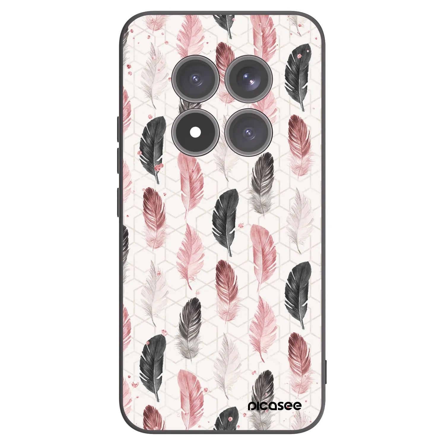 Picasee fekete szilikon tok az alábbi mobiltelefonokra Xiaomi Redmi Note 15 Pro+ - Feather 2