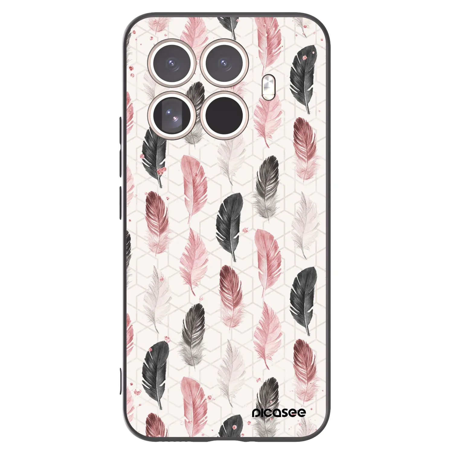 Picasee fekete szilikon tok az alábbi mobiltelefonokra Xiaomi 15T Pro - Feather 2