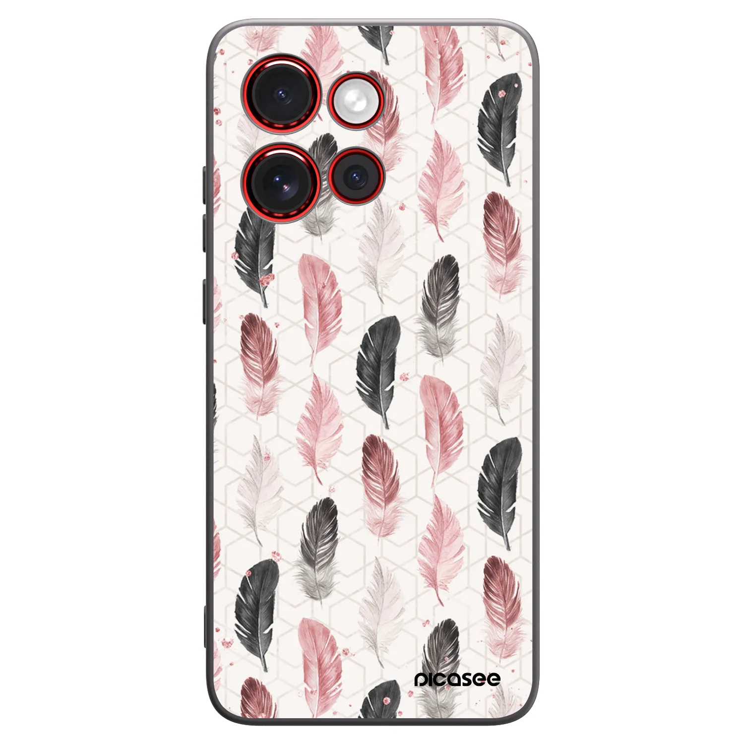 Picasee fekete szilikon tok az alábbi mobiltelefonokra Motorola Edge 60 Neo 5G - Feather 2