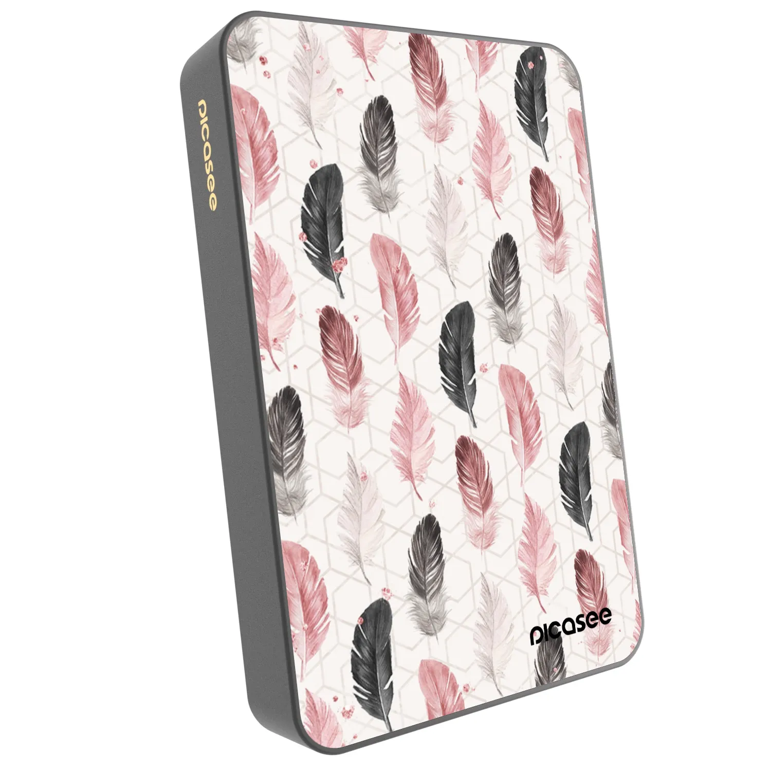 Picasee Powerbank MagSafe 10 000 mAh Szürke - Feather 2