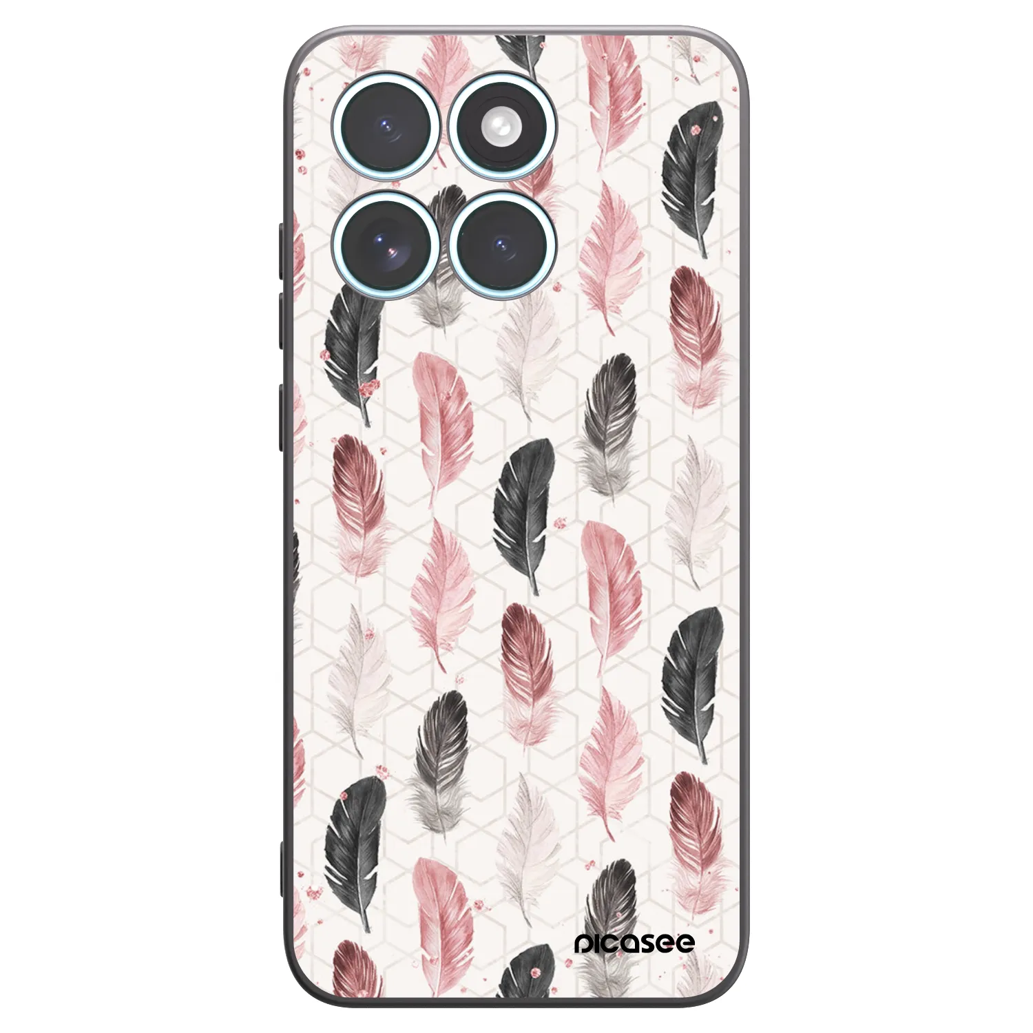 Picasee fekete szilikon tok az alábbi mobiltelefonokra Motorola Edge 70 Fusion - Feather 2