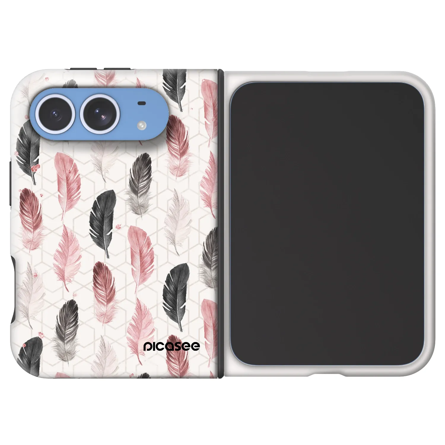 Picasee Fashion Case MagSafe Apple iPhone Duo - Feather 2