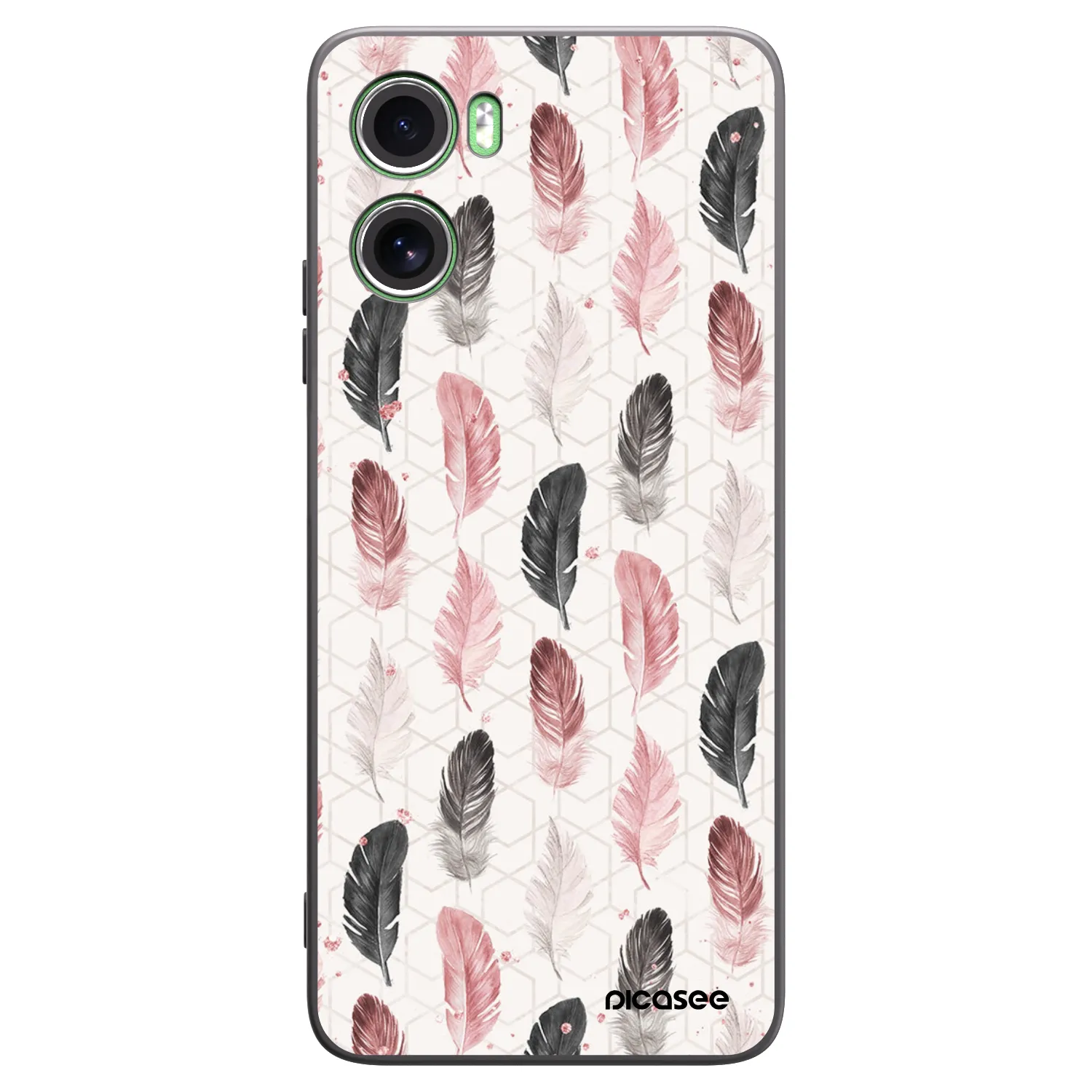 Picasee fekete szilikon tok az alábbi mobiltelefonokra Motorola Moto G06 - Feather 2