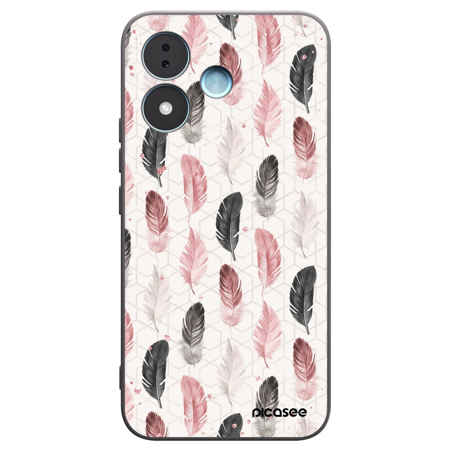 Picasee fekete szilikon tok az alábbi mobiltelefonokra Xiaomi Redmi Note 17 5G - Feather 2