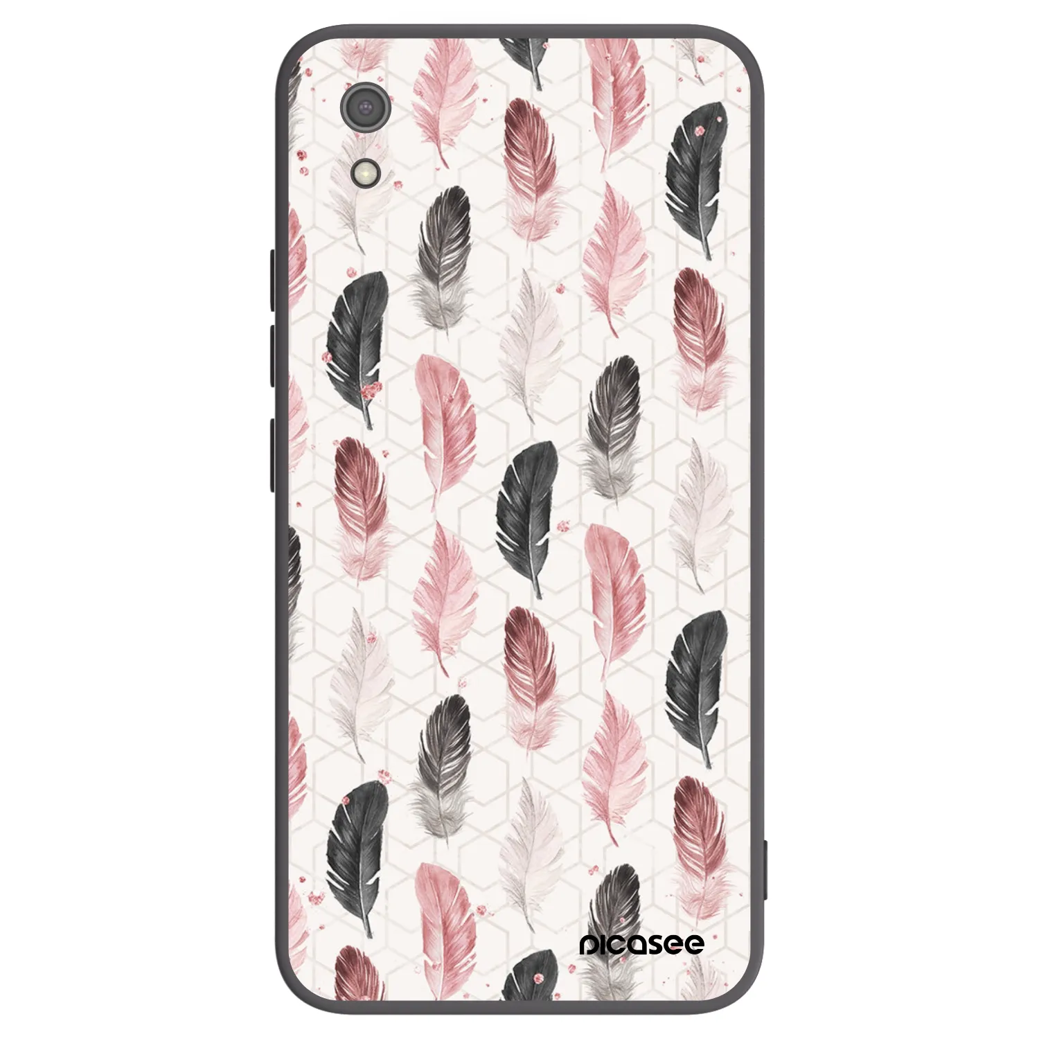 Picasee fekete szilikon tok az alábbi mobiltelefonokra Xiaomi Redmi 7A - Feather 2