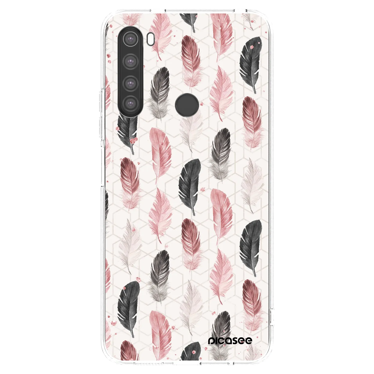 Picasee átlátszó szilikon tok az alábbi mobiltelefonokra Xiaomi Redmi Note 8 - Feather 2
