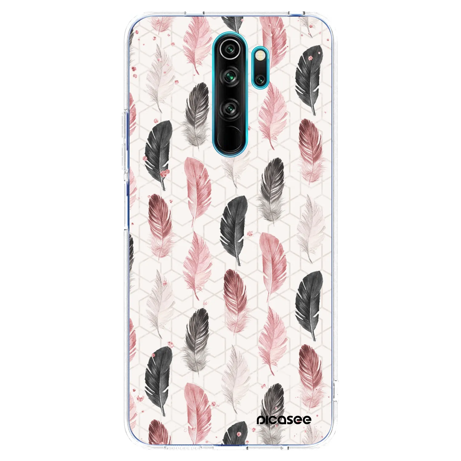 Picasee átlátszó szilikon tok az alábbi mobiltelefonokra Xiaomi Redmi Note 8 Pro - Feather 2
