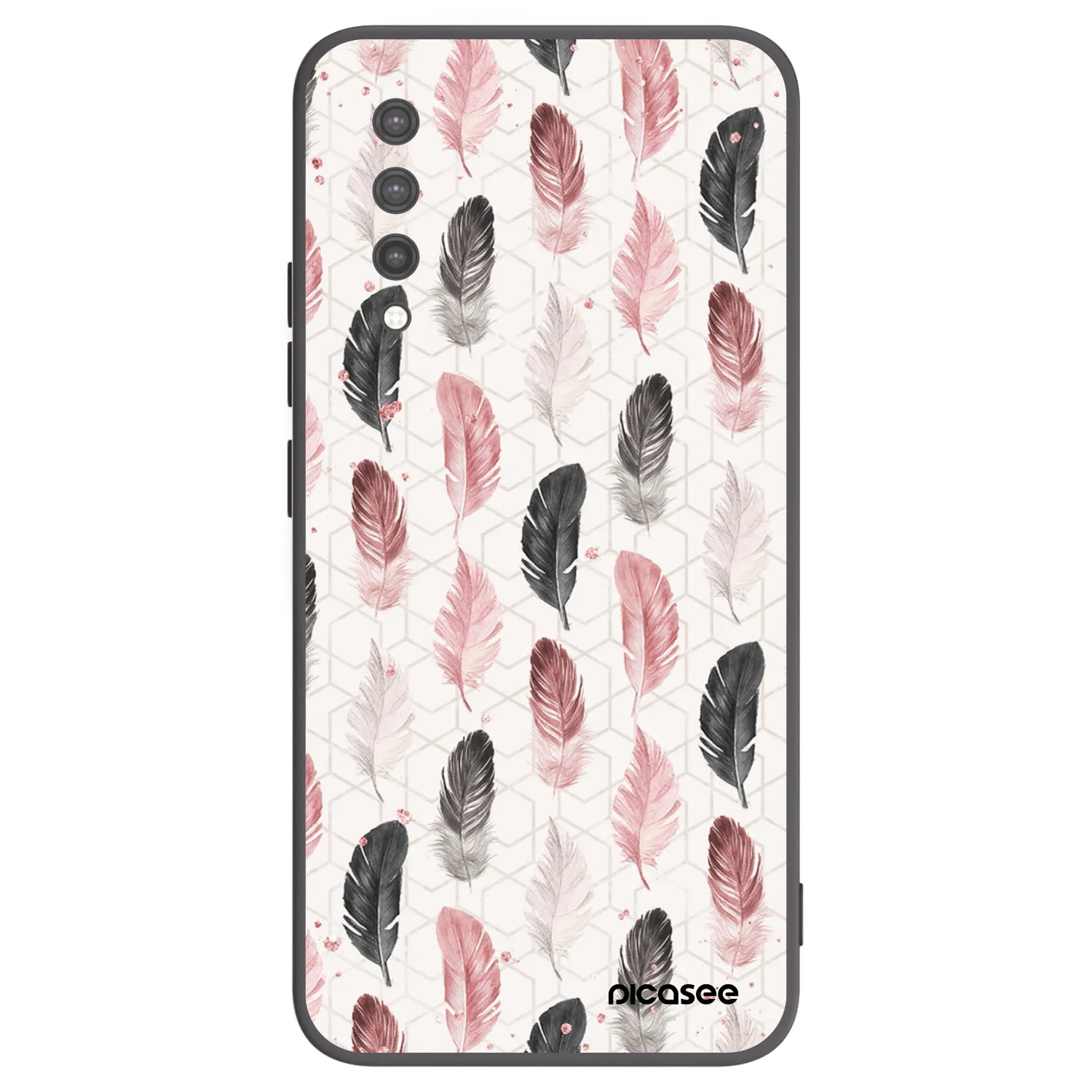 Picasee fekete szilikon tok az alábbi mobiltelefonokra Xiaomi Mi 9 Lite - Feather 2