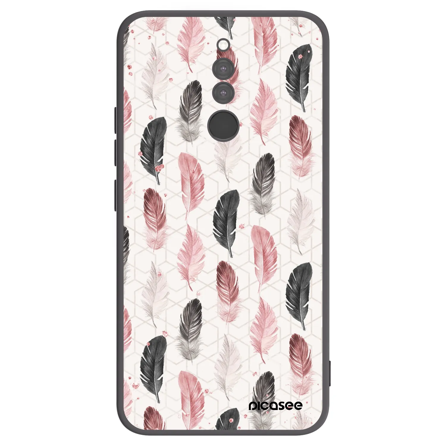Picasee fekete szilikon tok az alábbi mobiltelefonokra Xiaomi Redmi 8 - Feather 2