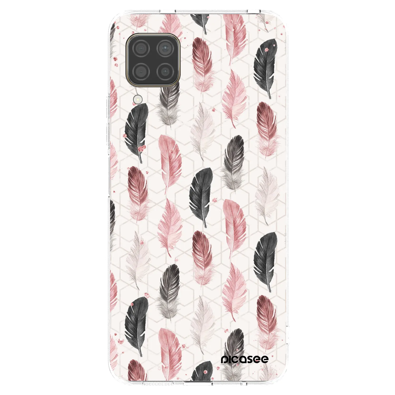 Picasee átlátszó szilikon tok az alábbi mobiltelefonokra Huawei P40 Lite - Feather 2
