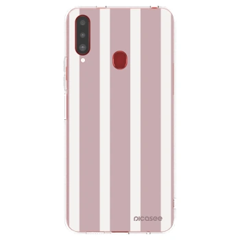 Picasee átlátszó szilikon tok az alábbi mobiltelefonokra Samsung Galaxy A20s - Velvet sun