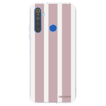 Picasee átlátszó szilikon tok az alábbi mobiltelefonokra Realme 5 - Velvet sun