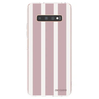 Picasee átlátszó szilikon tok az alábbi mobiltelefonokra Samsung Galaxy S10 Plus G975 - Velvet sun