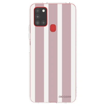 Picasee átlátszó szilikon tok az alábbi mobiltelefonokra Samsung Galaxy A21s - Velvet sun