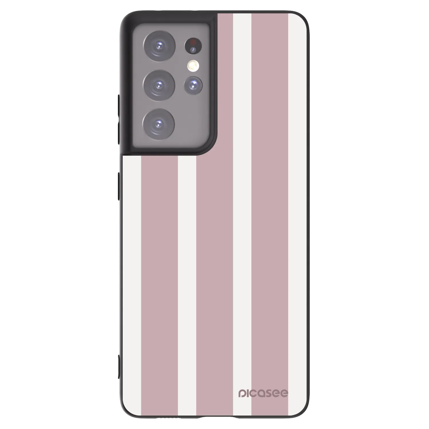 Picasee fekete szilikon tok az alábbi mobiltelefonokra Samsung Galaxy S21 Ultra 5G G998B - Velvet sun
