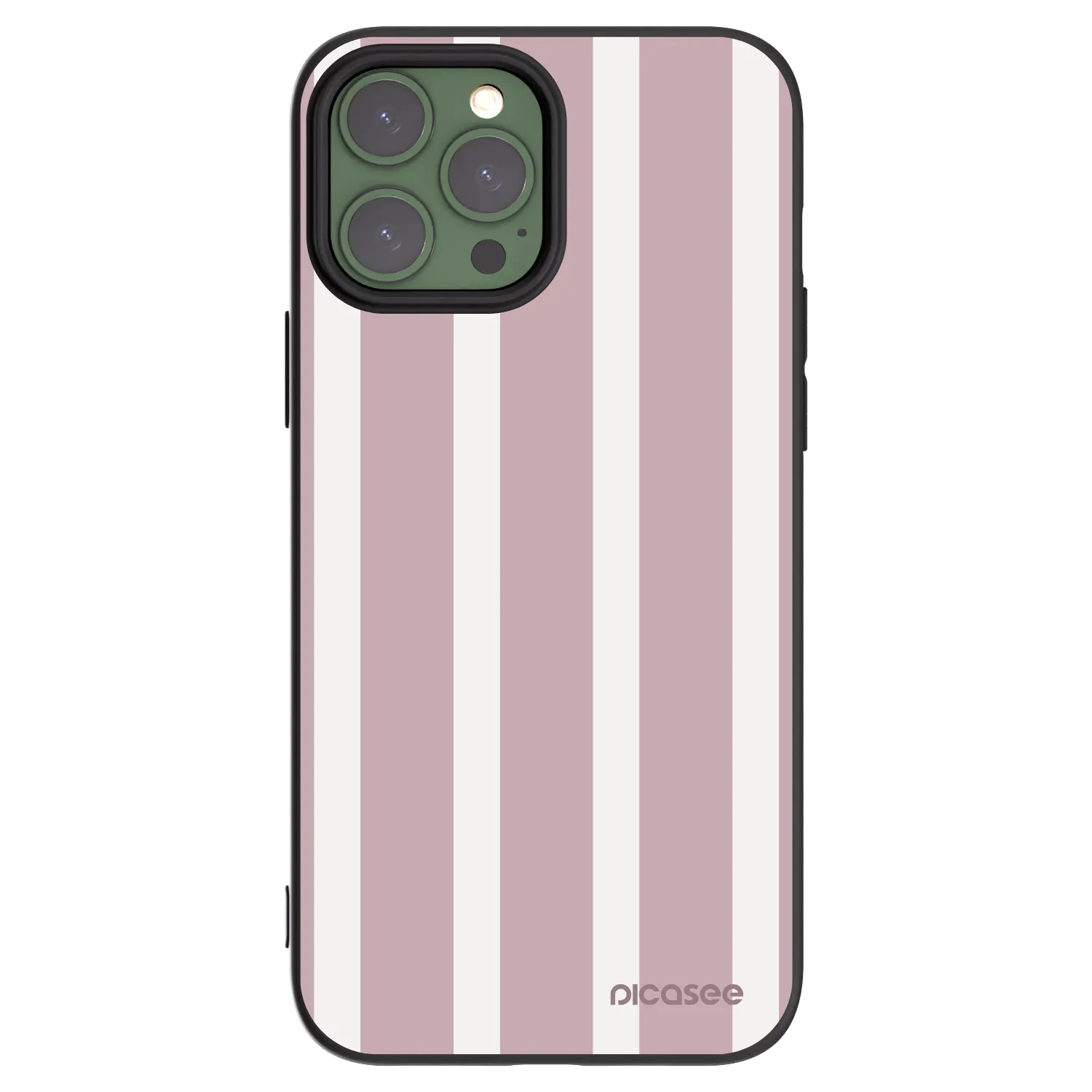 Picasee fekete szilikon tok az alábbi mobiltelefonokra Apple iPhone 13 Pro Max - Velvet sun