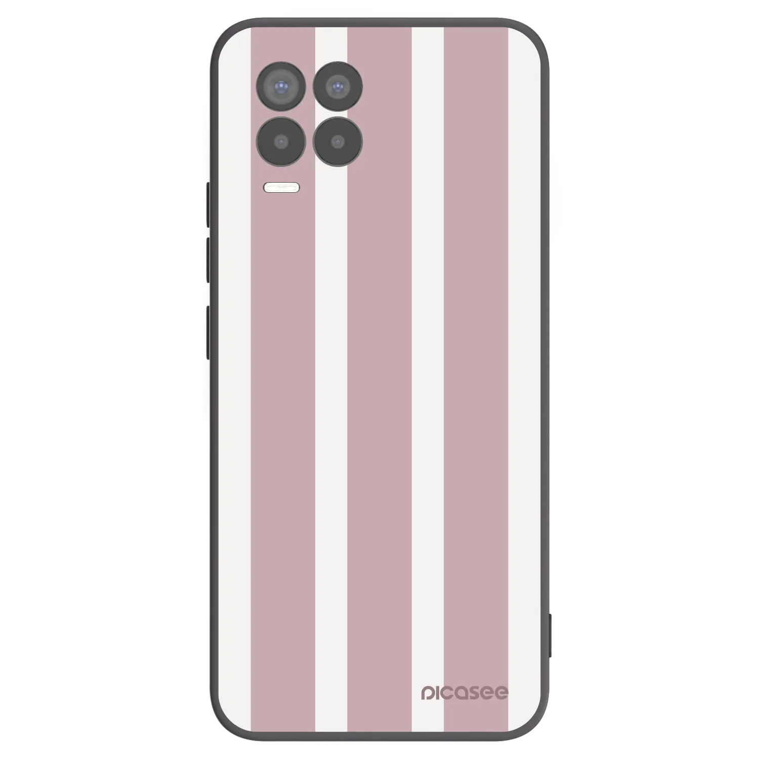 Picasee fekete szilikon tok az alábbi mobiltelefonokra Realme 8 Pro - Velvet sun