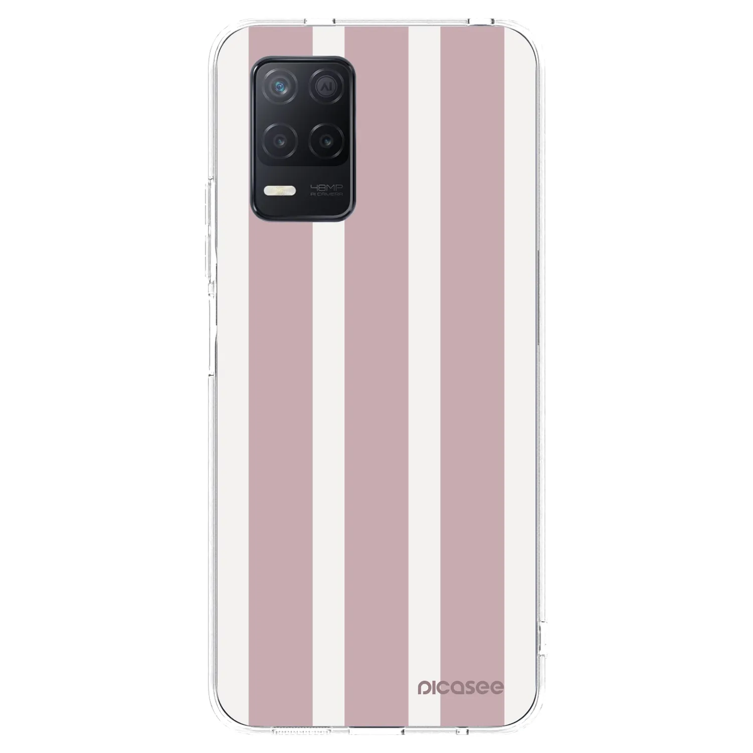 Picasee átlátszó szilikon tok az alábbi mobiltelefonokra Realme 8 5G - Velvet sun