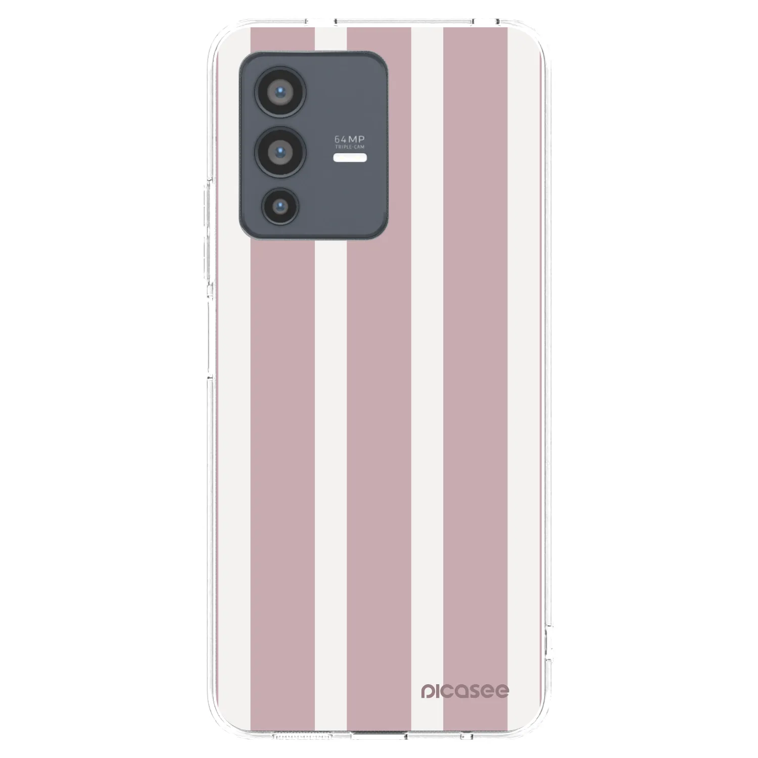 Picasee átlátszó szilikon tok az alábbi mobiltelefonokra Vivo V23 5G - Velvet sun