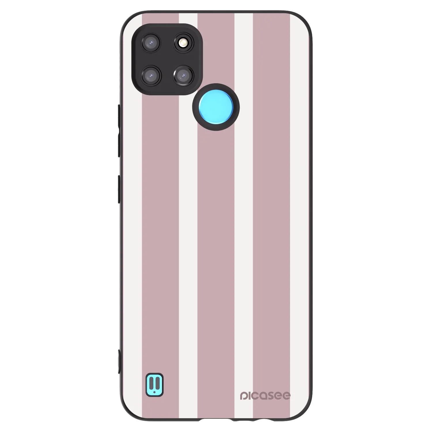 Picasee fekete szilikon tok az alábbi mobiltelefonokra Realme C21Y - Velvet sun