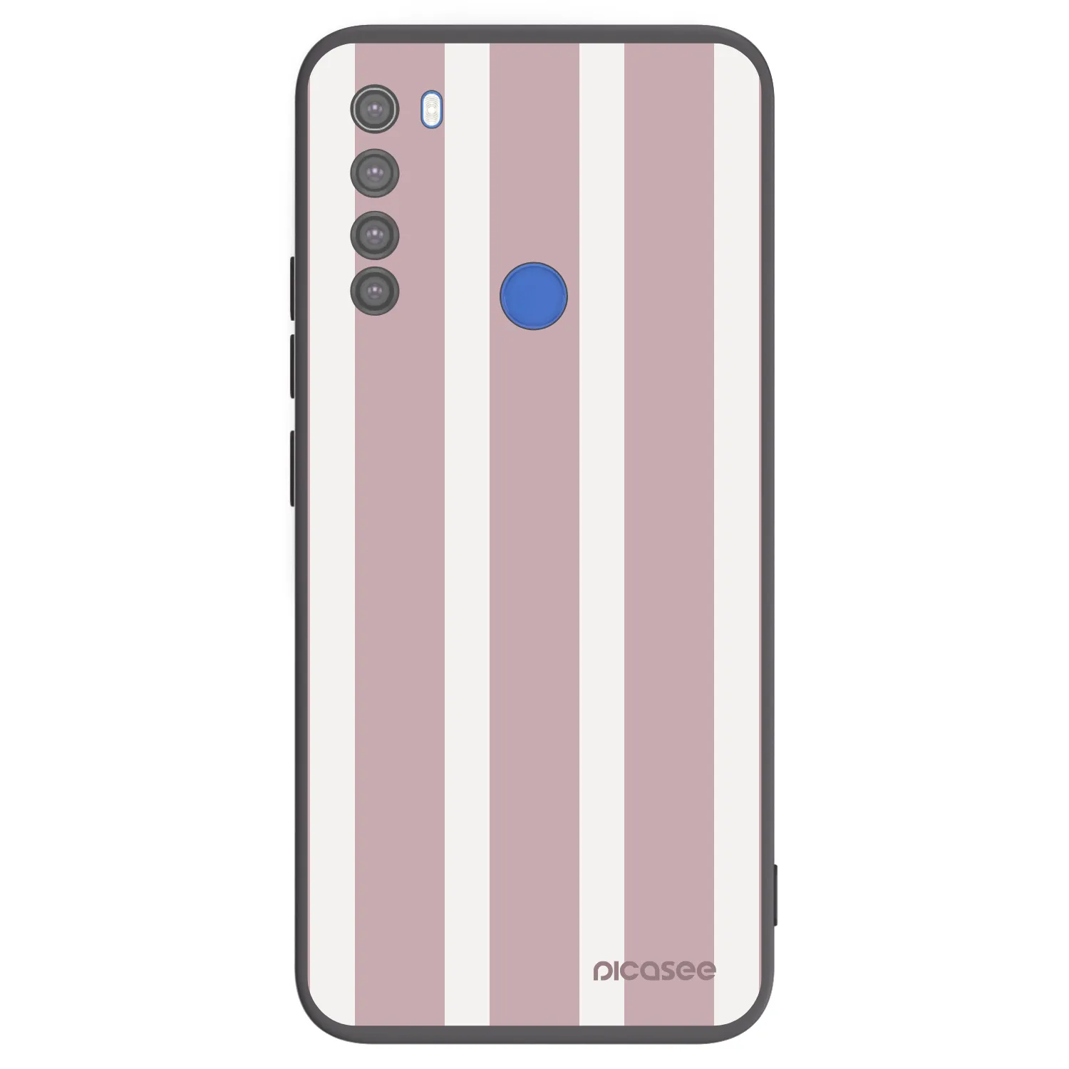 Picasee fekete szilikon tok az alábbi mobiltelefonokra Xiaomi Redmi Note 8T - Velvet sun