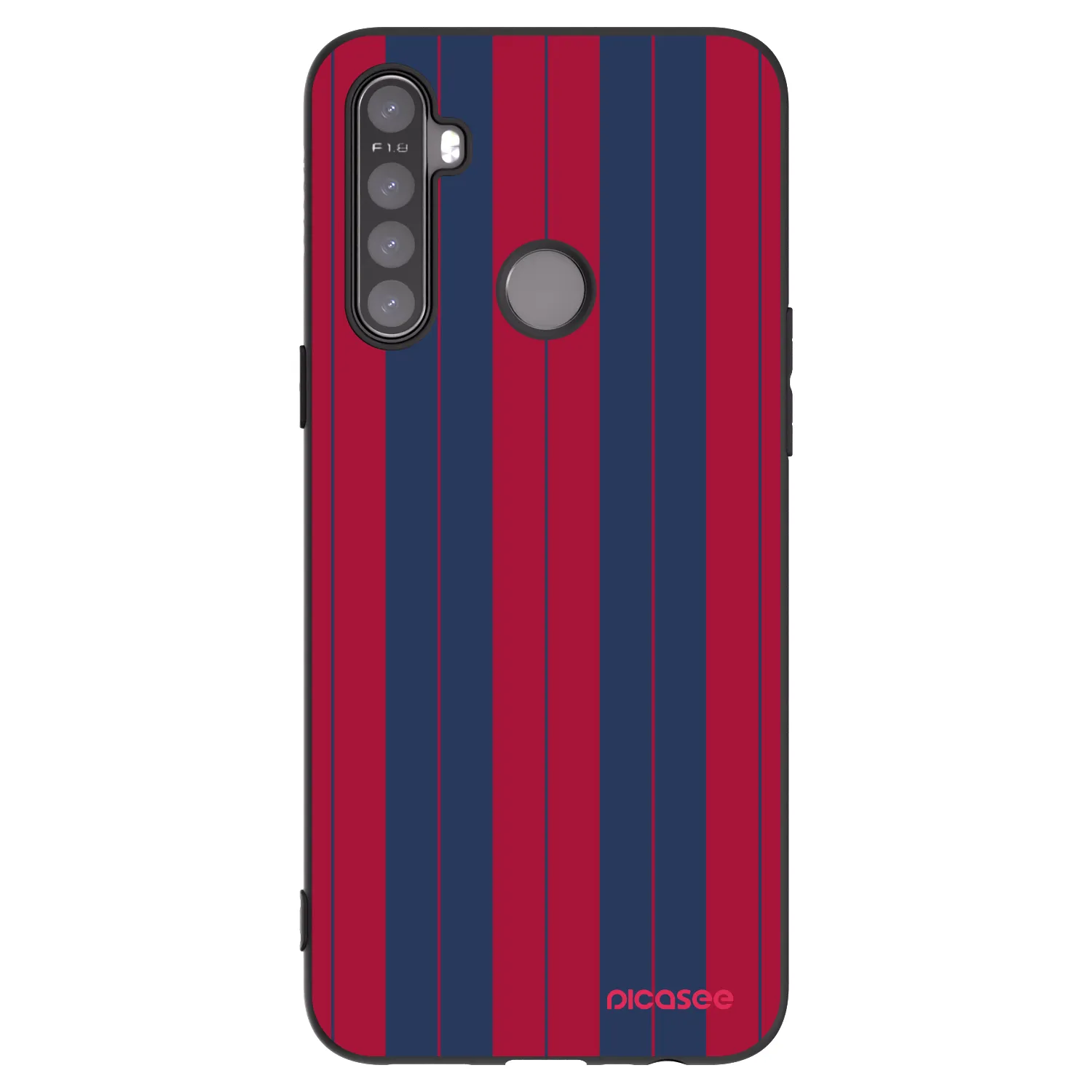 Picasee fekete szilikon tok az alábbi mobiltelefonokra Realme 6i - Yacht club