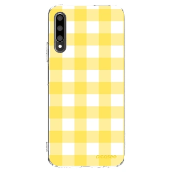 Picasee átlátszó szilikon tok az alábbi mobiltelefonokra Honor 9X Pro - Gride lemon