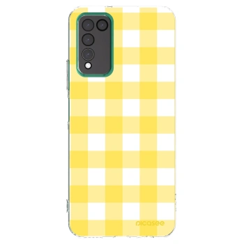 Picasee átlátszó szilikon tok az alábbi mobiltelefonokra Honor 10X Lite - Gride lemon