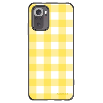 Picasee fekete szilikon tok az alábbi mobiltelefonokra Xiaomi Redmi Note 10 - Gride lemon