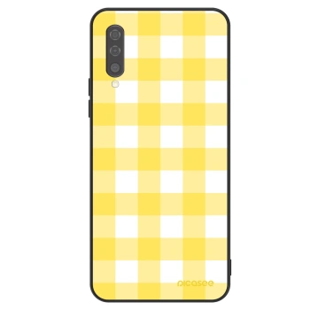 Szilikon tok erre a típusra Samsung Galaxy A50 A505F - Gride lemon