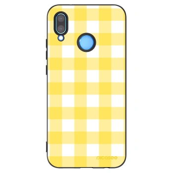 Picasee fekete szilikon tok az alábbi mobiltelefonokra Huawei P20 Lite - Gride lemon