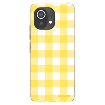 Picasee átlátszó szilikon tok az alábbi mobiltelefonokra Xiaomi Mi 11 - Gride lemon