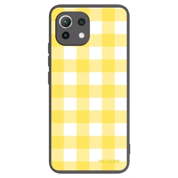 Picasee fekete szilikon tok az alábbi mobiltelefonokra Xiaomi Mi 11 Lite - Gride lemon