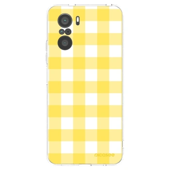 Picasee átlátszó szilikon tok az alábbi mobiltelefonokra Xiaomi Poco F3 - Gride lemon