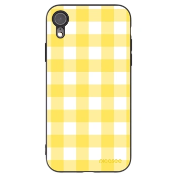 Picasee fekete szilikon tok az alábbi mobiltelefonokra Apple iPhone XR - Gride lemon