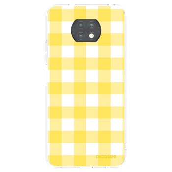 Picasee átlátszó szilikon tok az alábbi mobiltelefonokra Xiaomi Redmi Note 9T - Gride lemon