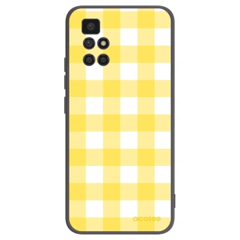 Picasee fekete szilikon tok az alábbi mobiltelefonokra Xiaomi Redmi 10 - Gride lemon